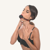 Sincerely Amber Adjustable Ball Gag With Breathable Design Gags